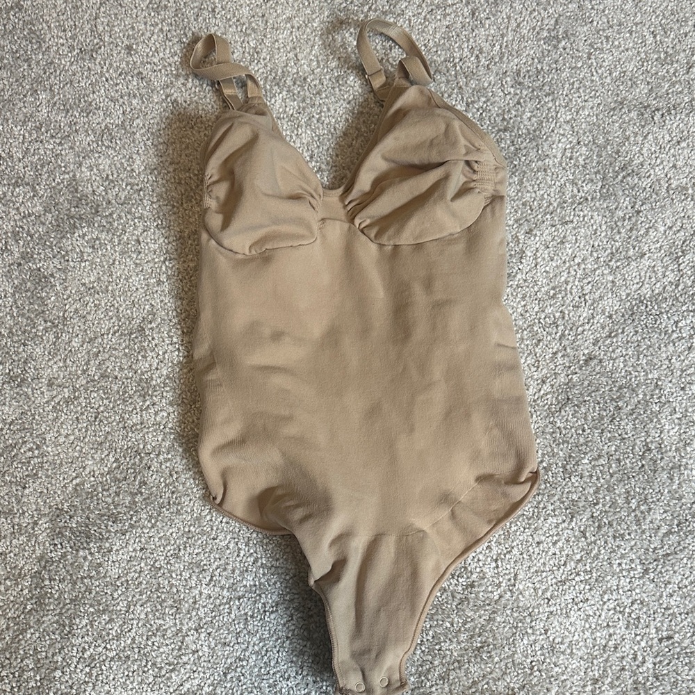 SKIMS Beige Shapewear Bodysuit